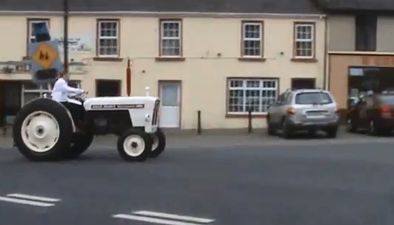 Video: Best man goes on epic journey featuring a bike, a horse, a vintage tractor, plenty of pints and a Father Ted scene in brilliant speech