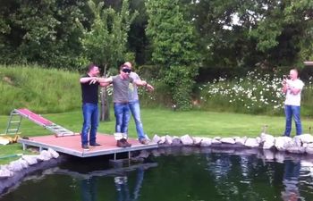 Video: Super stag party prank fools groom into thinking he’s bungee jumping