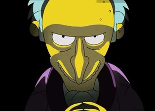 Pic: Excellent. Somebody has re-touched an election poster in Cork to look like Mr. Burns