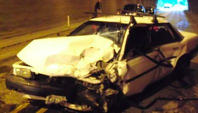 Pics: Superstitious teen crashes car in tunnel after passing out from holding breath