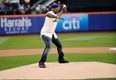 Video: 50 Cent threw out the first pitch at a New York Mets game last night and it was absolutely terrible