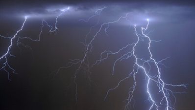 The lightning in Galway this afternoon was pretty spectacular