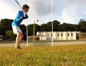 Vine: Teenage hurler from Antrim strikes the most nonchalantly brilliant crossbar challenge effort you’ll ever see