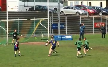 Video: Young footballer nearly scores an amazing individual goal during Ulster colleges’ final