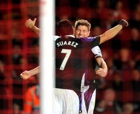Pic: Gerrard and Suarez both earn a place in WhoScored’s highest-rated European XI of the season