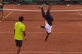 Video: Gael Monfils and Laurent Lokoli take part in epic dance-off at the French Open