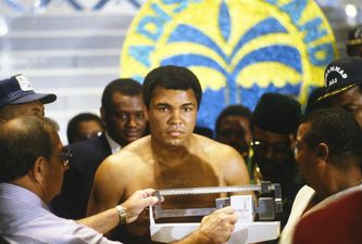 Video: Archive news footage of Muhammad Ali talking a suicidal man down from a ledge