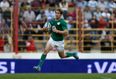 Pic: Woah! Ireland’s Andrew Trimble taken out in a mid-air collison against Argentina