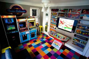 Pics: Man turns his bedroom into awesome arcade stuffed with video games, gets dumped by his fiance