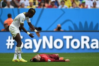Vine: Ghana’s John Boye scores a cracking own goal for Portugal
