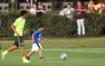 Video: Neymar stops for selfie with young pitch invader