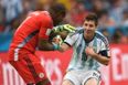 Video: Nigerian goalkeeper tells referee: “Messi’s so good, and I’m shit!”
