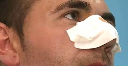 Video: Lunatic footballer in Romania headbutts a referee after being sent off