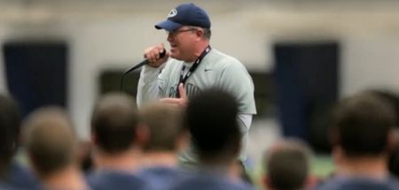 Video: American Football college coach performs a brilliant rap verse for his students