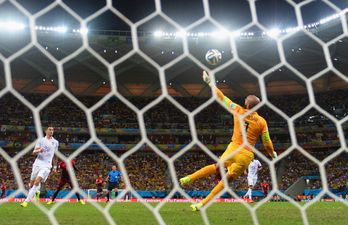 Tim Howard pulled off one of the saves of the World Cup against Portugal tonight