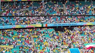 ‘Iran 4 Sam’ flag appears at World Cup clash with Bosnia and Herzegovina in Salvador