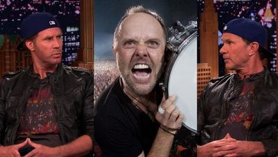 Metallica’s Lars Ulrich is up for drum battle challenge with Will Ferrell and Chad Smith