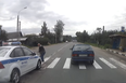 Video: Russian cop hits pedestrian on zebra crossing