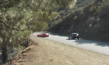 Video: Ouch… Ferrari 360 spins out, crashes into tree & rolls down embankment