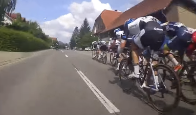 Video: Take a look inside the sprint finish on stage 5 of the Tour de Suisse