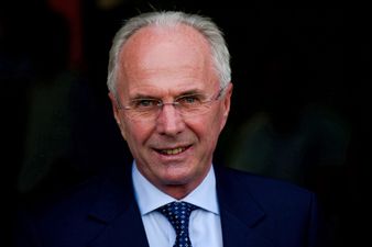 Video: Sven Goran Eriksson interview interrupted by a wine-bearing helicopter