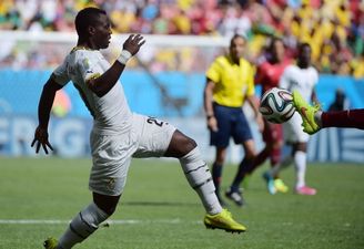 Vine: ICYMI: Ghana’s Kwadwo Asamoah delivered the cross of the World Cup with the outside of his left boot today