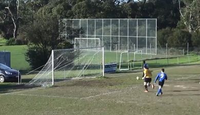 Video: Australian amateur player responsible for one of the worst ever open-goal misses