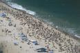 Pic: Just look at the crowds on Copacabana Beach to watch the Brazil game