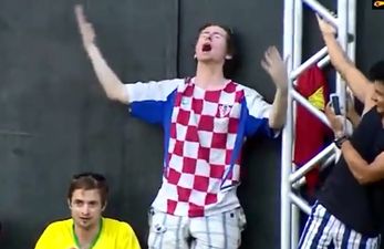 Video: Remember the one Croatian fan in Brazil looking miserable while everyone celebrated around him? Yeah, he’s from Galway