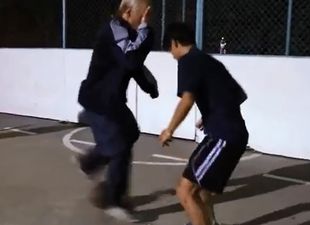Video: Freestyle footballer disguised as old man bamboozles opponents with amazing skills