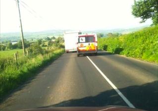 Pics: GoSafe speed camera van spotted driving dangerously in Donegal