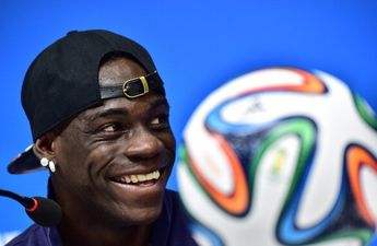 Tweet of the night goes to Mario Balotelli asking for a kiss from Queen Elizabeth