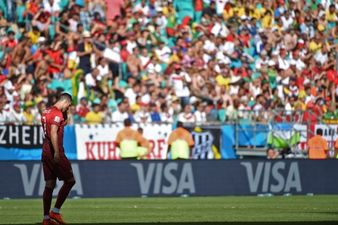 Vine: Cristiano Ronaldo was very, very sad during Germany’s demolition of Portugal today