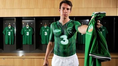 Pic: Looks like Sean St Ledger could sweat for Ireland…