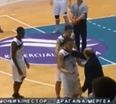 Video: Angry Serbian basketball coach grabs his player aggressively by the throat during game