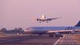 Video: Very scary near miss between two planes at Barcelona airport