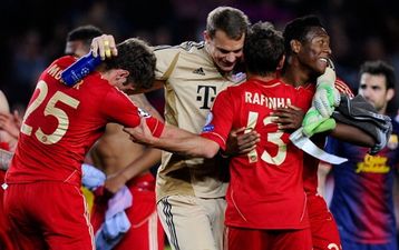 Pic: Take a look at the new and very interesting Bayern Munich away kit