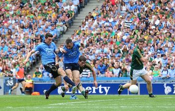 Live action from Dublin v Meath in the Leinster Football Final at Croke Park