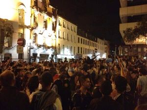 Video: The streets of Dublin were filled with Argentina fans after their win over Holland last night