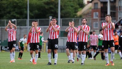 A most unfortunate ‘looks like a hand is up a Derry City player’s ass’ Europa League pic of the day
