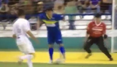 Video: Genius, cheeky futsal goal by Brazilian star Falcao