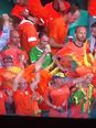 Pics: Irish lad in retro jersey wanders into Dutch crowd for World Cup quarter-final