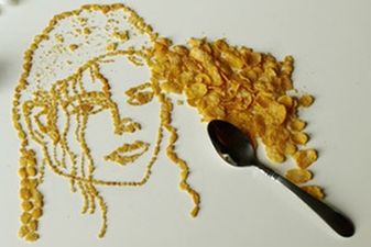 Gallery: Take a look at these portraits of musicians re-created with Cornflakes