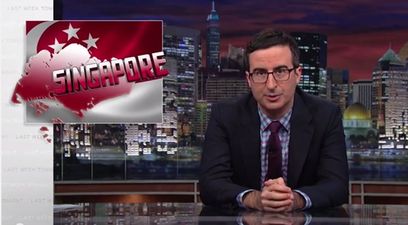 Video: John Oliver hilariously takes apart Singapore’s World Cup anti gambling advert fail