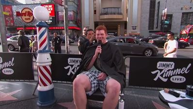 Video: Fella from Offaly gets his haircut live on Jimmy Kimmel
