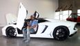 Pics: Super Bowl winner puts velvet ropes around his parked white Lamborghini
