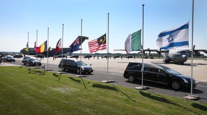 Pics: Poignant scenes as Netherlands repatriates the victims from MH17 crash