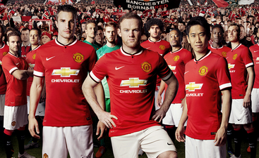 Pic: Manchester United have officially launched the first images of their 2014-2015 kit