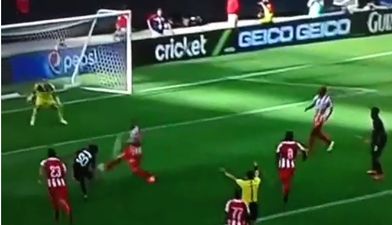 Video: Liverpool new boy Lazar Markovic smacks steward on the head with off target shot on goal