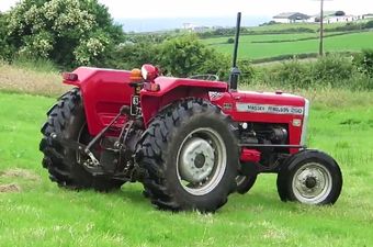Video: Clare man has invented a full-size remote control Massey Ferguson tractor